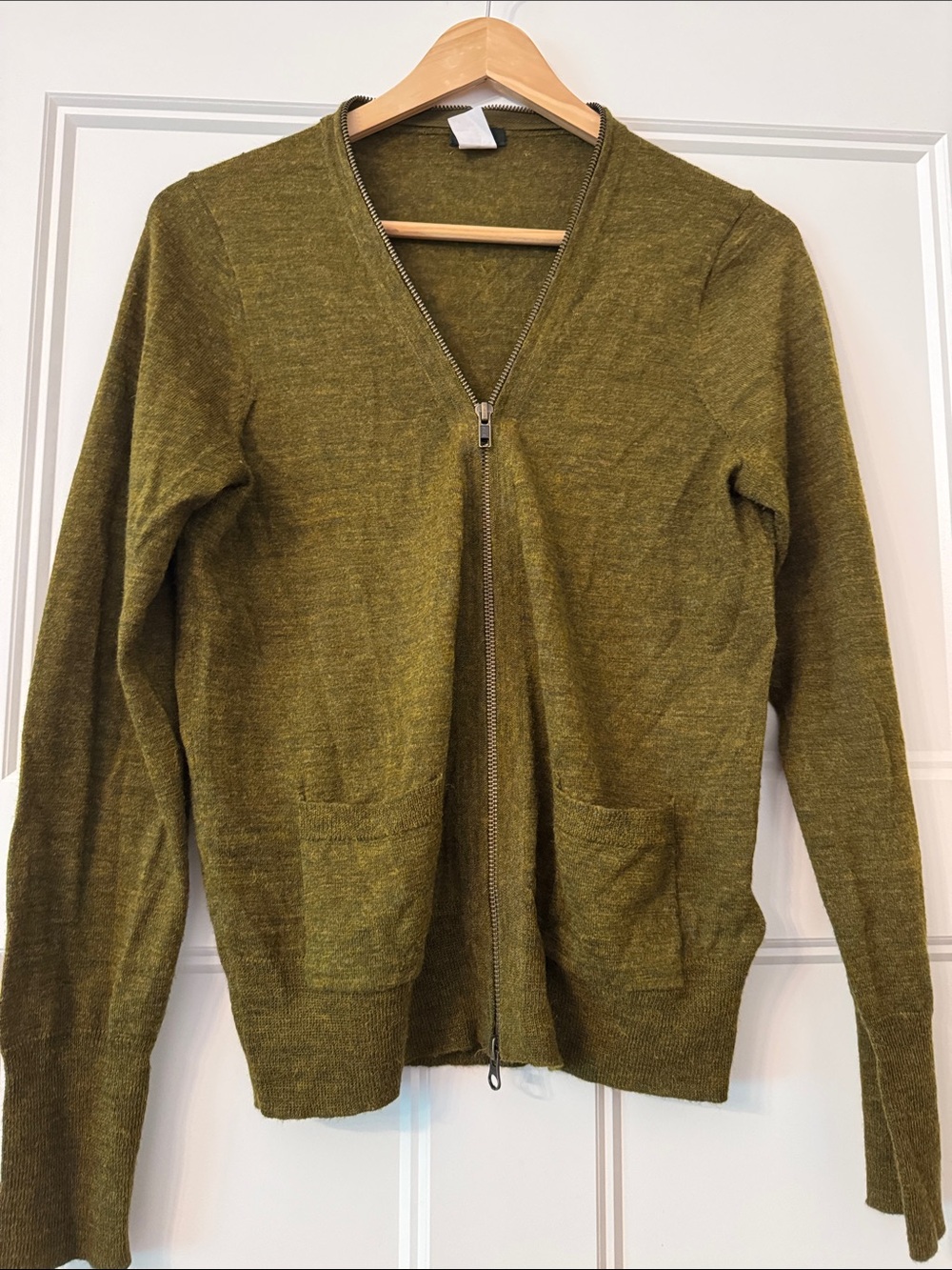 JCrew cardigan 🫒